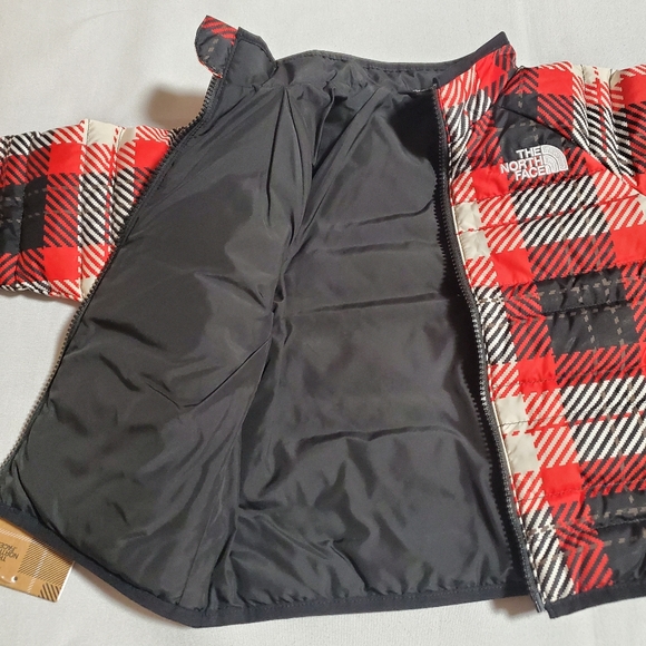 🔥FINAL PRICE DROP🔥 NWT $130 The North Face Kid Roxborough Red Coat Jacket Sz 4 - Picture 5 of 11